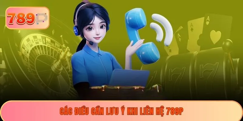 Các điều cần lưu ý khi liên hệ 789P